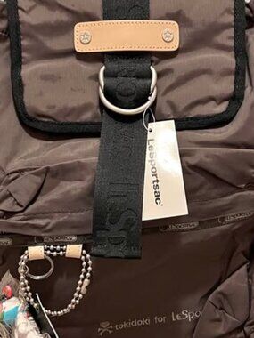 tokidoki x LeSportsac Scuola Backpack Knapsack Citta Fumo Grey Gray